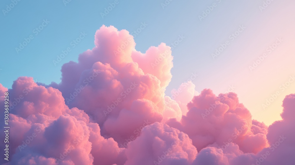 Soft Pastel Clouds Gently Fill The Sky Soft Pastel Clouds Gently Fill The Sky