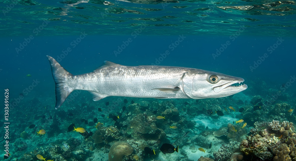 Apex Predator The Barracuda in Tropical Waters Apex Predator The Barracuda in Tropical Waters