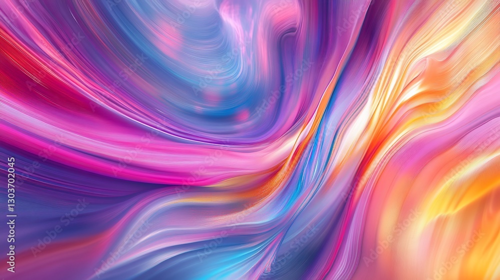 Vibrant abstract flowing gradient with pink purple and blue hues in curved motion Vibrant abstract flowing gradient with pink purple and blue hues in curved motion