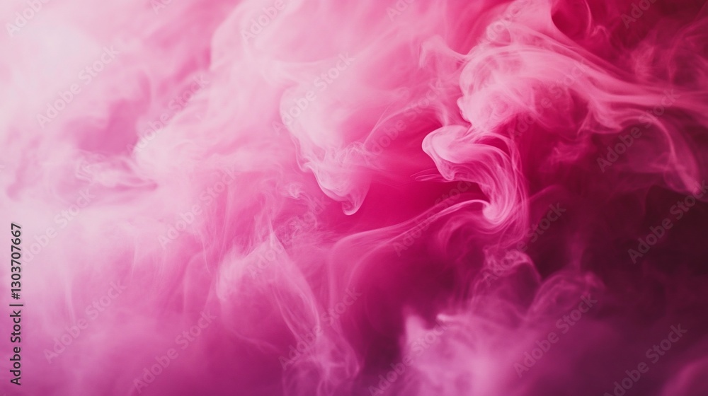 Fototapeta premium Abstract swirling pink smoke background creating a dreamy and ethereal effect