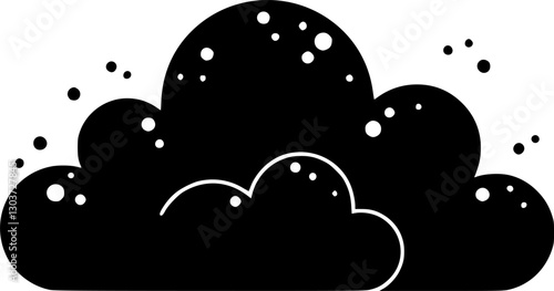 Heap of dirt vector illustration
