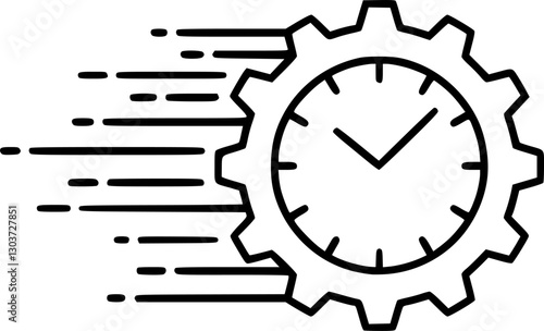 Fast service vector icon
