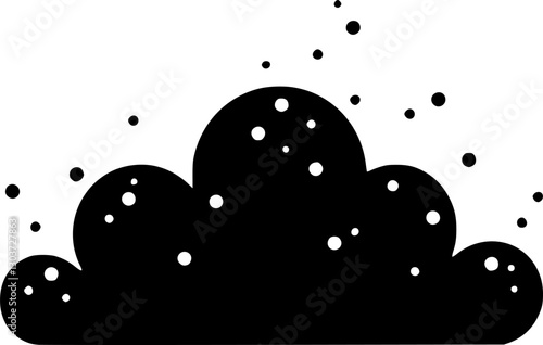 Heap of dirt vector illustration
