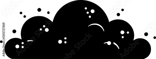 Heap of dirt vector illustration
