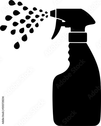 Spray bottle vector icon
