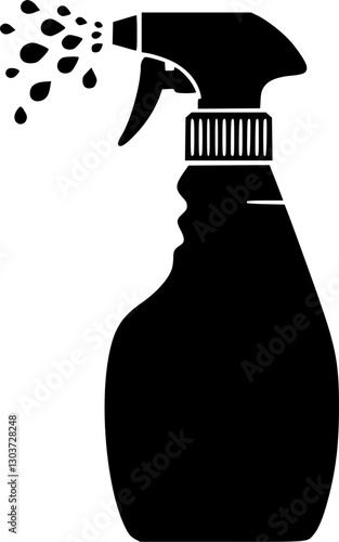 Spray bottle vector icon
