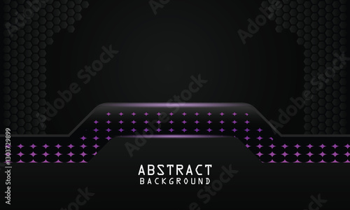 Modern abstract background with combination glowing purple design template