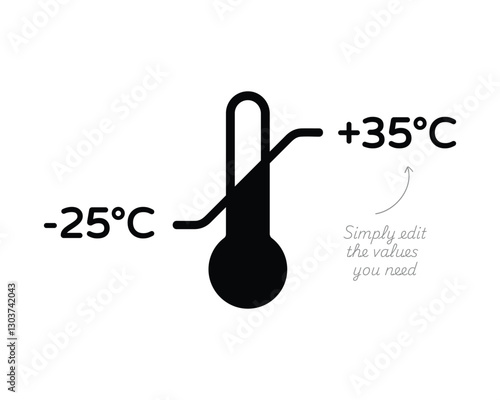 Temperature Range Display Icon