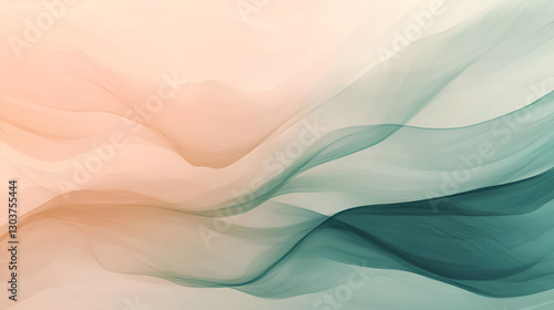 abstract background with blue waves