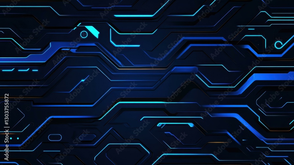 Explore a futuristic vector abstract background showcasing a dark blue theme with bright cyberpunk elements and sleek lines. Explore a futuristic vector abstract background showcasing a dark blue theme with bright cyberpunk elements and sleek lines.