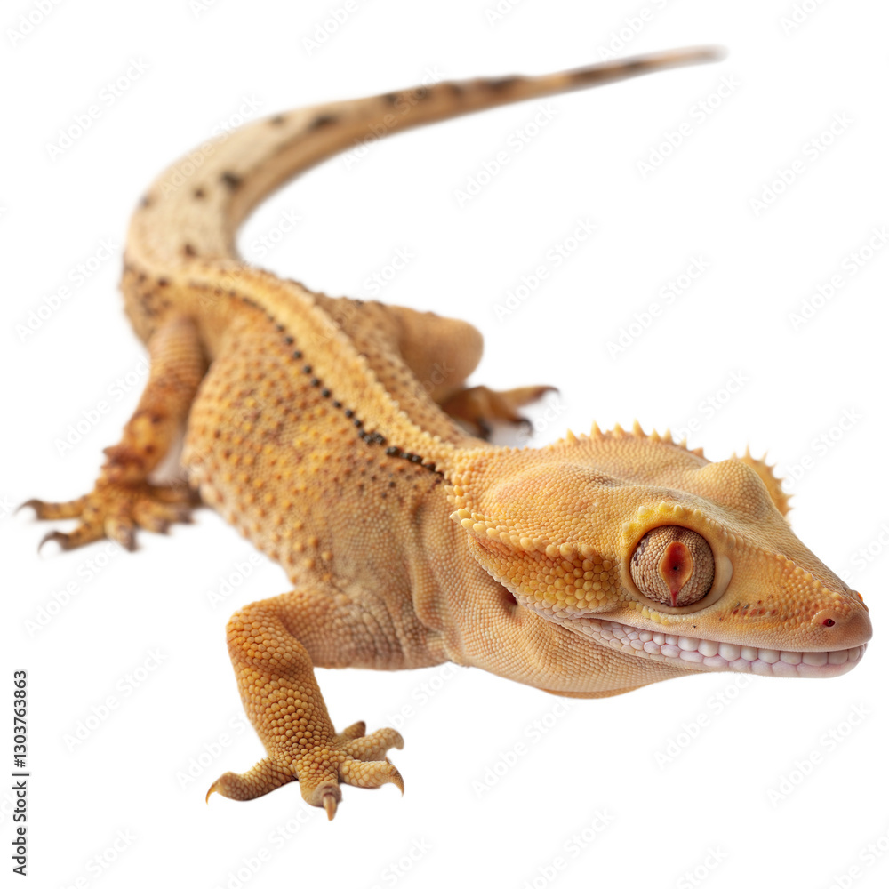 Naklejka premium Crested Gecko AI Generated Image