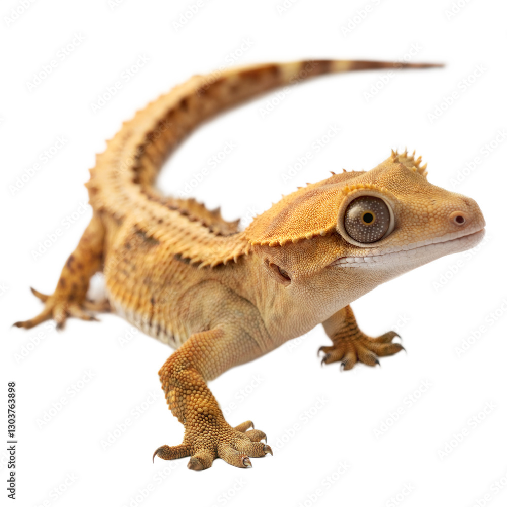 Fototapeta premium Crested Gecko AI Generated Image