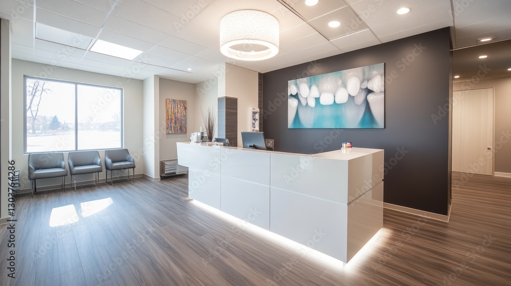 Fototapeta premium Modern Dental Office Reception Area (3)