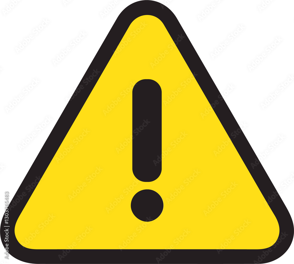Warning sign Icon Vector Warning sign Icon Vector