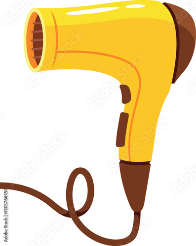 Hair dryer appliance vector illustration