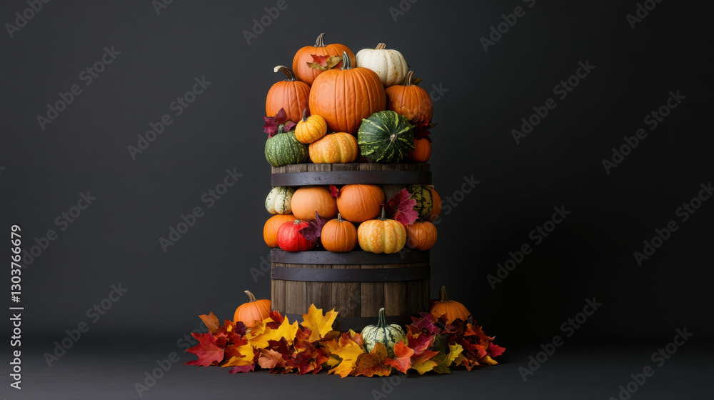 custom made wallpaper toronto digitalAutumn harvest display with stacked gourds and pumpkins for seasonal decoration