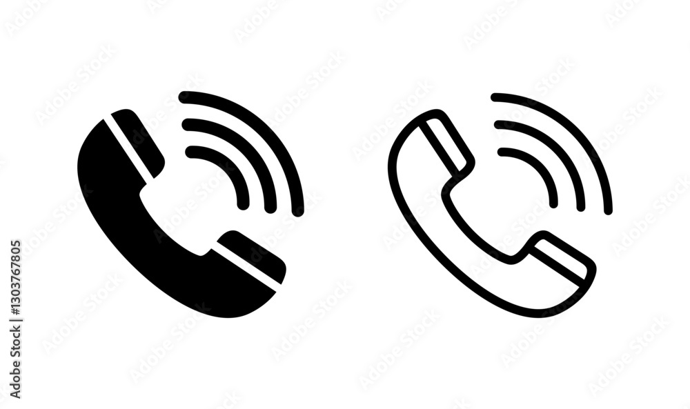 Call icon logo design. telephone sign and symbol. phone icon. contact us