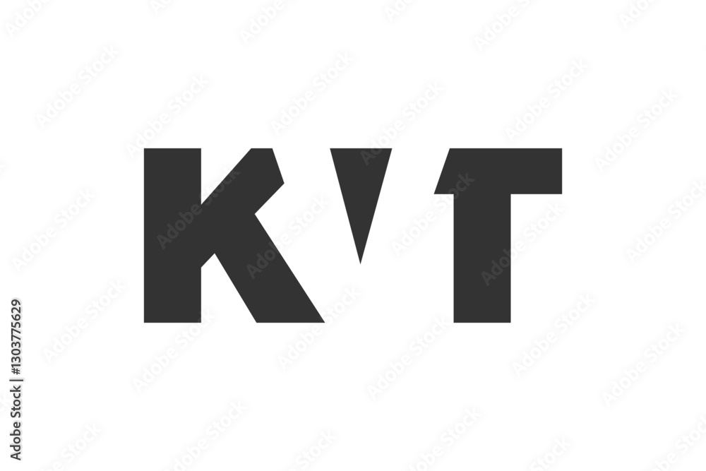 KVT logo design. Initial letter K V T bold font style for tech startups, consulting, corporate branding. Creative company name, headlines typography identity, trendy logotype. KVT logo design. Initial letter K V T bold font style for tech startups, consulting, corporate branding. Creative company name, headlines typography identity, trendy logotype.