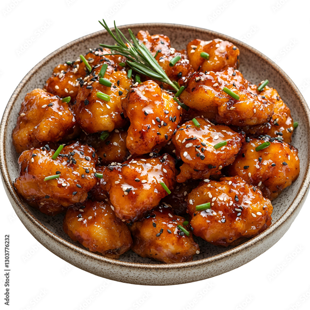 Honey Garlic Glazed Chicken Sesame Seeds Bowl Honey Garlic Glazed Chicken Sesame Seeds Bowl
