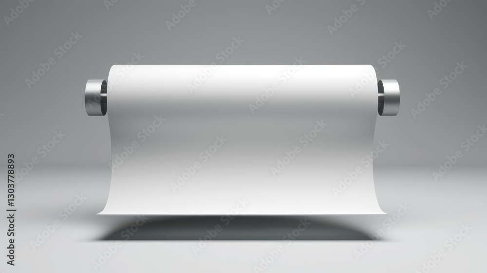 Sleek metallic stand showcases a customizable banner, perfect for events or presentations with a modern twist. Sleek metallic stand showcases a customizable banner, perfect for events or presentations with a modern twist.