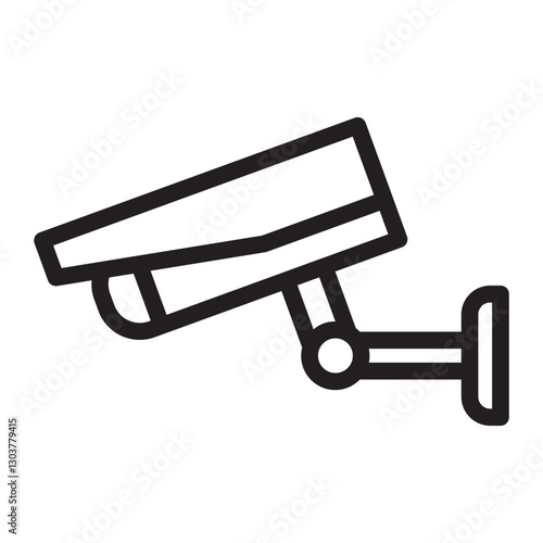 cctv Line Icon