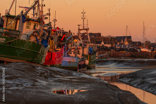 Leigh on Sea low tide sunset