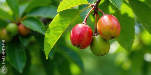 Foliage and branches of Averrhoa bilimbi tree, plant, nature photo