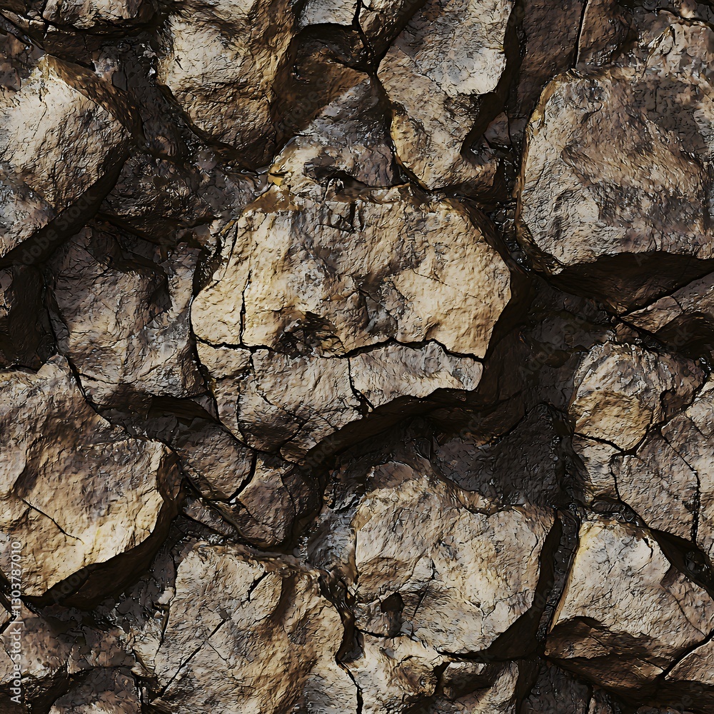 Rough natural rock surface with irregular stone formations Rough natural rock surface with irregular stone formations