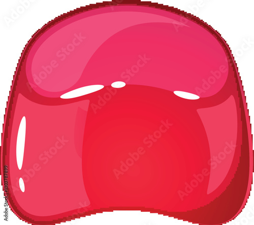 Gummy jelly candy vector illustration