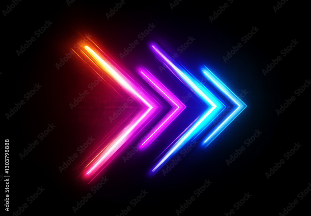 Vibrant neon arrow streaks across a dark background, illuminating the path forward with dynamic motion and a spectrum of glowing colors.
Vibrant neon arrow streaks across a dark background, illuminating the path forward with dynamic motion and a spectrum of glowing colors.