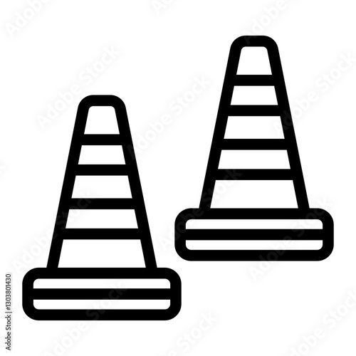 cone Line Icon