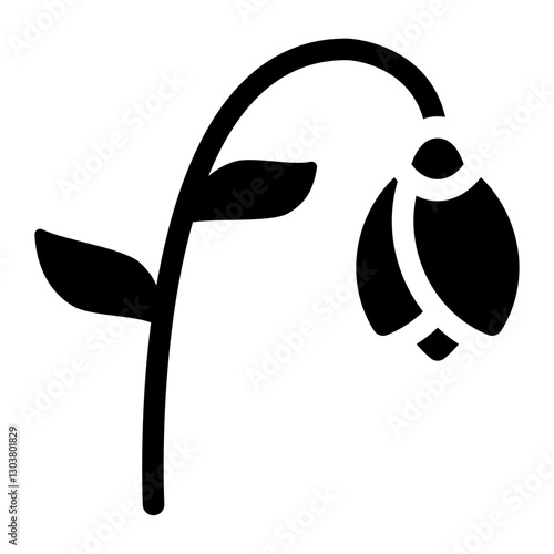 snowdrop flower icon