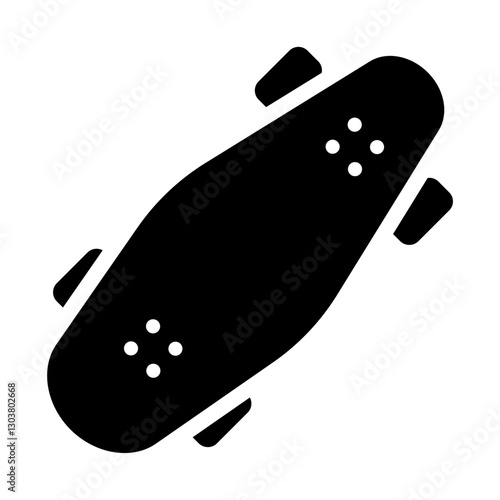 longboard Solid icon
