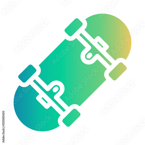 skateboard Gradient icon