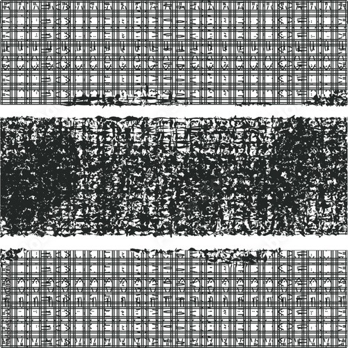 The dense woven texture consists of three pieces. The piece in the middle is noisy.