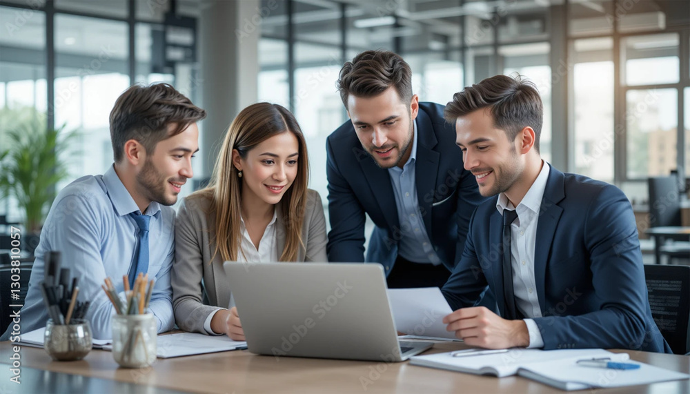 group of business people working together group of business people working together