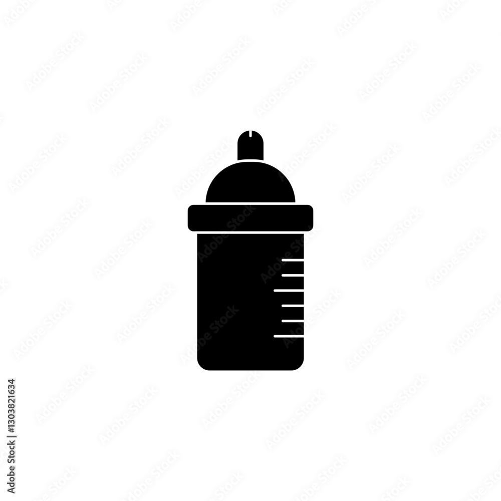 Baby Bottle glyph icon Baby Bottle glyph icon