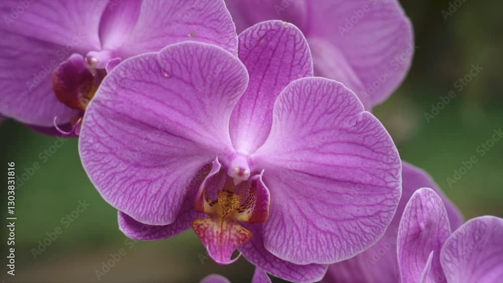 beautiful purple orchid flower in the garden beautiful purple orchid flower in the garden