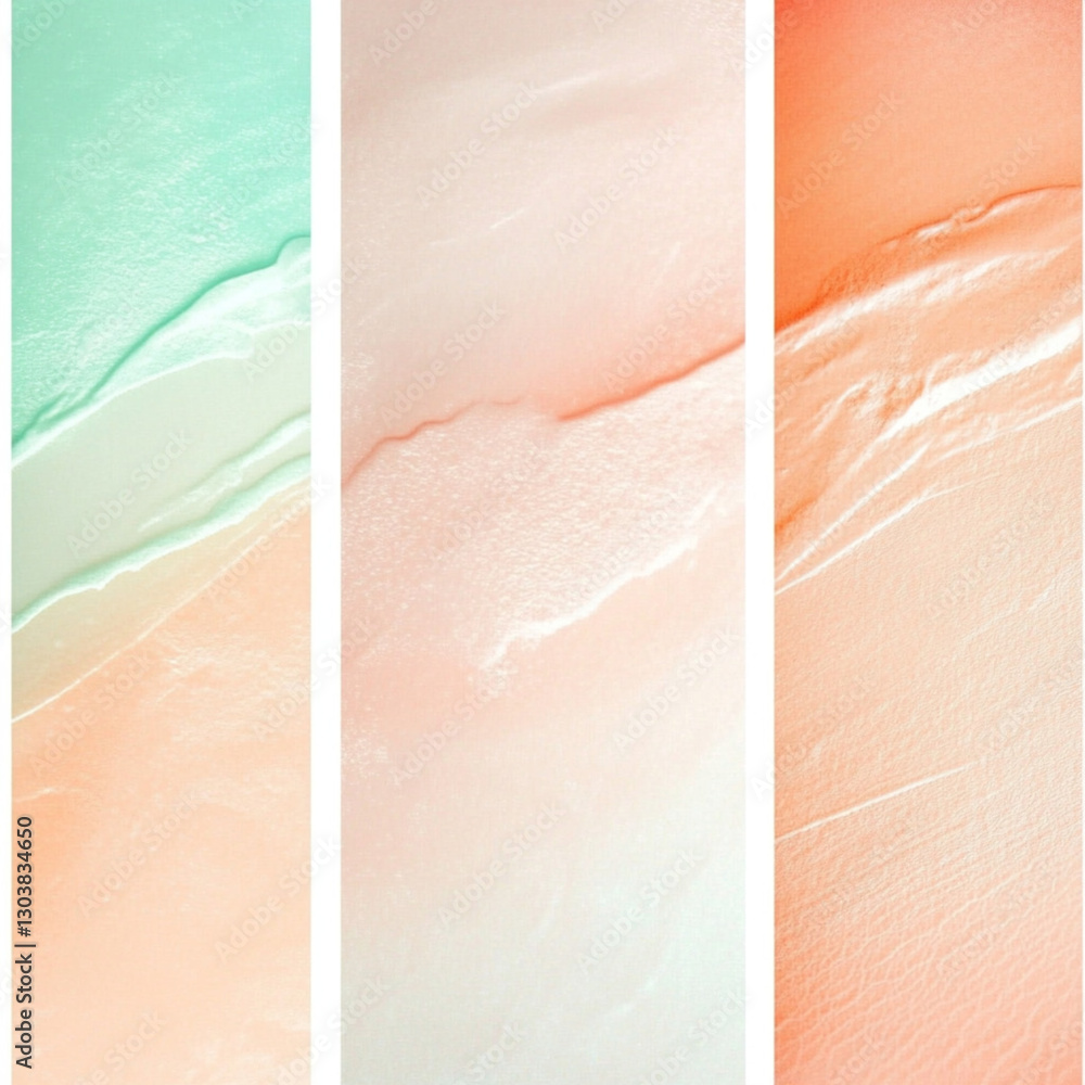 Fototapeta premium Soft and vibrant pastel color gradient background, Generative AI