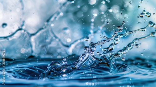 Wallpaper Mural Intriguing Close - up: The Hidden World of Water Torontodigital.ca