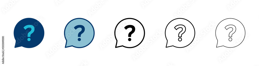 Question Icon vector isolated on white background. Question mark sign. help icon. Faq Question Icon vector isolated on white background. Question mark sign. help icon. Faq
