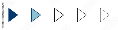 Arrow icon vector isolated on white background. Arrow symbol. Arrow vector icon