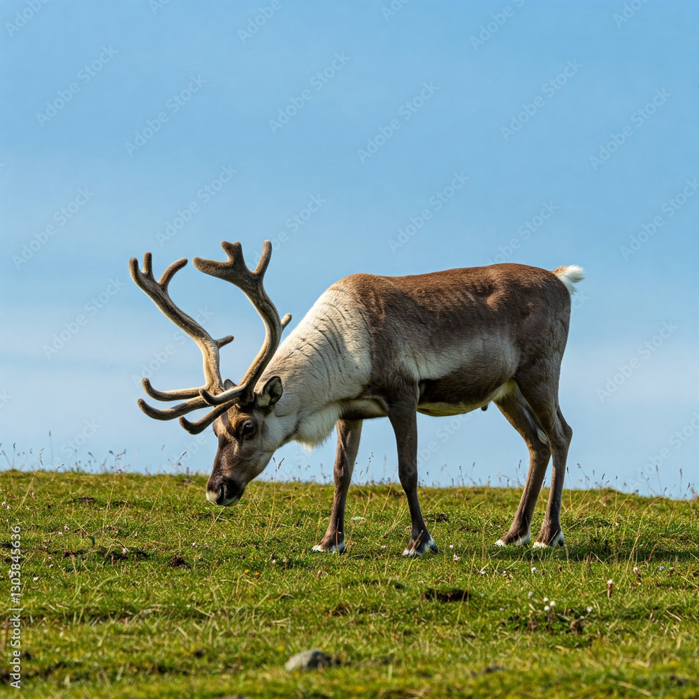 Reindeer eyes turn gold in summer and blue in winter! This helps them see in extreme Arctic light conditions—nature’s built-in night vision! ❄️✨ Reindeer eyes turn gold in summer and blue in winter! This helps them see in extreme Arctic light conditions—nature’s built-in night vision! ❄️✨