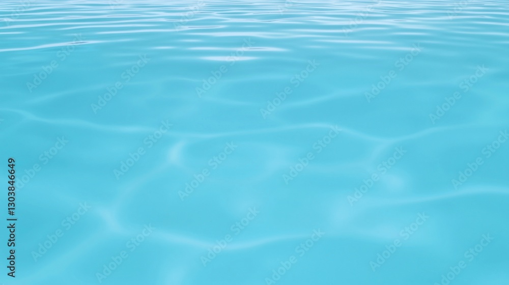 Fototapeta premium Wellness Community Concepts. Calm turquoise water surface with gentle ripples.