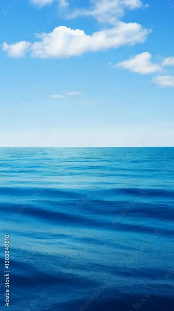 Serene Ocean Waves Under Sunlit Sky Capturing Tranquility in Nature's Beauty Serene Ocean Waves Under Sunlit Sky Capturing Tranquility in Nature's Beauty