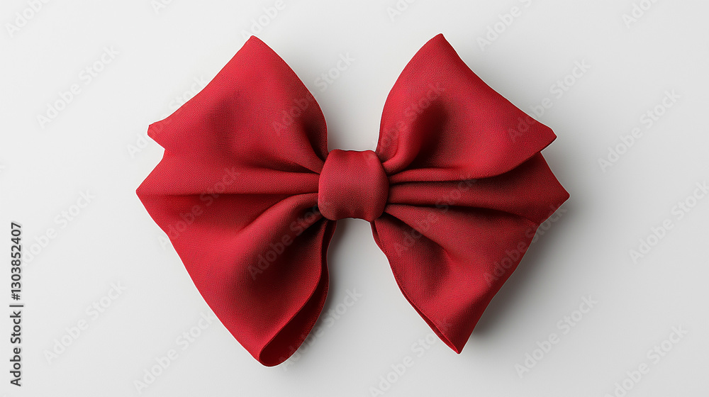 red ribbon bow, red bow on white background red ribbon bow, red bow on white background
