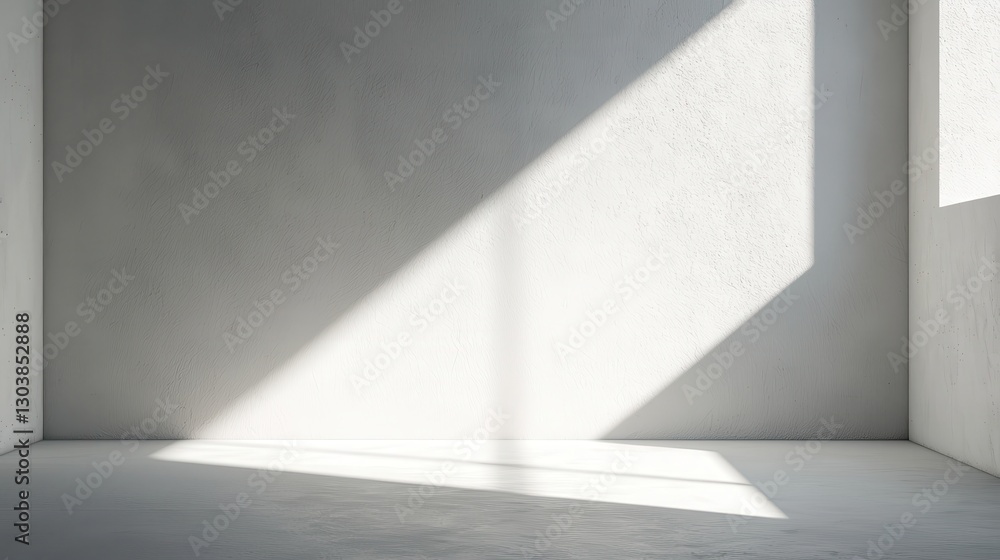 Minimalist Clean White Background with Soft Shadows for Display Minimalist Clean White Background with Soft Shadows for Display