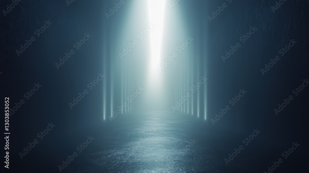 Fototapeta premium Deep Minimalist Background with Soft Lighting and Moody Atmosphere