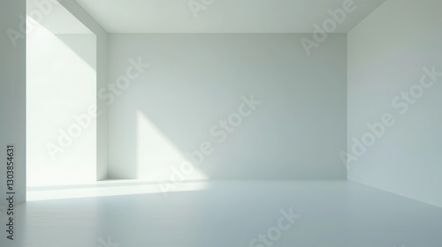 Wallpaper Mural Minimalist White Gradient Background for Modern Design Projects Torontodigital.ca