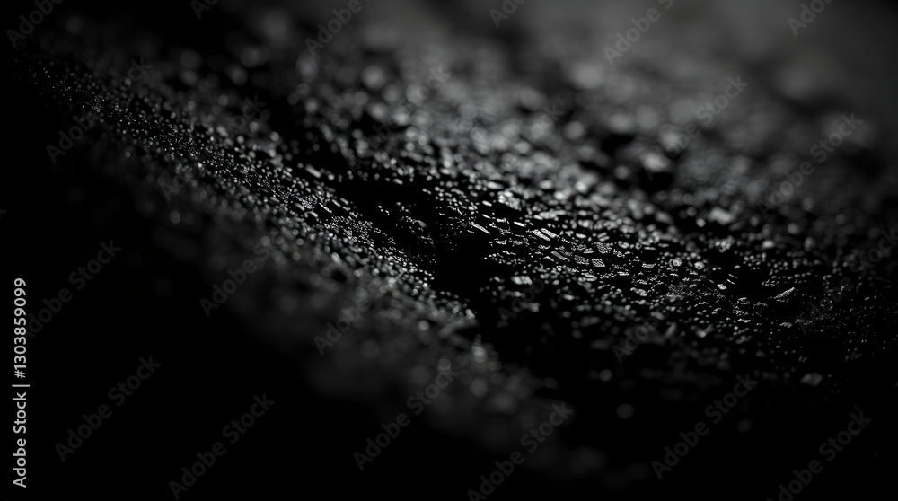 Close-up of a dark, textured surface with a granular appearance, showing subtle highlights and shadows. Close-up of a dark, textured surface with a granular appearance, showing subtle highlights and shadows.